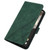 Google Pixel 8 Crossbody 3D Embossed Flip Leather Phone Case - Dark Green