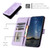 Google Pixel 8 Datura Flower Embossed Flip Leather Phone Case - Purple