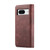 Google Pixel 8 DG.MING Crazy Horse Texture Detachable Magnetic Leather Phone Case - Red