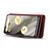 Google Pixel 8 DG.MING Crazy Horse Texture Detachable Magnetic Leather Phone Case - Red