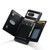Google Pixel 8 DG.MING M3 Series Glitter Powder Card Bag Leather Case - Black