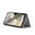 Google Pixel 8 DG.MING M3 Series Glitter Powder Card Bag Leather Case - Silver