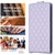 Google Pixel 8 Diamond Lattice Vertical Flip Leather Phone Case - Purple
