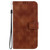 Google Pixel 8 Double 8-shaped Embossed Leather Phone Case - Brown