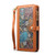 Google Pixel 8 ESEBLE Star Series Lanyard Zipper Wallet RFID Leather Case - Brown