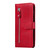 Google Pixel 8 Fashion Calf Texture Zipper Leather Phone Case - Red