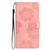 Google Pixel 8 Flower Embossing Pattern Leather Phone Case - Pink