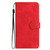 Google Pixel 8 Flower Embossing Pattern Leather Phone Case - Red