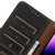 Google Pixel 8 Genuine Leather Magnetic RFID Leather Phone Case - Black