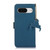Google Pixel 8 Genuine Leather Magnetic RFID Leather Phone Case - Blue