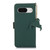 Google Pixel 8 Genuine Leather Magnetic RFID Leather Phone Case - Green