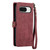 Google Pixel 8 Geometric Zipper Wallet Side Buckle Leather Phone Case - Red
