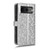 Google Pixel 8 Honeycomb Dot Texture Leather Phone Case - Silver