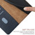 Google Pixel 8 HT02 Genuine Leather Fingerprint-proof Flip Phone Case - Blue