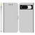 Google Pixel 8 Imitated Mirror Surface Leather Phone Case - Silver