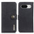 Google Pixel 8 KHAZNEH Cowhide Texture Horizontal Flip Leather Phone Case - Black