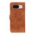 Google Pixel 8 KHAZNEH Retro Texture Flip Leather Phone Case - Brown