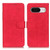 Google Pixel 8 KHAZNEH Retro Texture Flip Leather Phone Case - Red