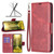Google Pixel 8 Lambskin Texture Pure Color Flip Leather Phone Case - Red