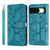 Google Pixel 8 Life Tree Embossing Pattern Flip Leather Phone Case - Blue