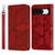 Google Pixel 8 Life Tree Embossing Pattern Flip Leather Phone Case - Red