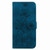 Google Pixel 8 Lily Embossed Leather Phone Case - Dark Blue