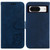 Google Pixel 8 Little Tiger Embossed Leather Phone Case - Dark Blue