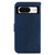 Google Pixel 8 Little Tiger Embossed Leather Phone Case - Dark Blue