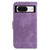 Google Pixel 8 Little Tiger Embossed Leather Phone Case - Purple