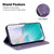 Google Pixel 8 Little Tiger Embossed Leather Phone Case - Purple