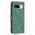 Google Pixel 8 Magnetic Buckle Rhombus Texture Leather Phone Case - Green