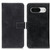 Google Pixel 8 Magnetic Crocodile Texture Leather Phone Case - Black