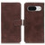 Google Pixel 8 Magnetic Crocodile Texture Leather Phone Case - Brown Google Pixel 8 Magnetic Crocodile Texture Leather Phone Case - Brown