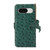 Google Pixel 8 Ostrich Pattern Genuine Leather RFID Phone Case - Green