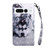 Google Pixel 8 Pro 3D Painted Pattern Leather Phone Case - Husky