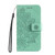 Google Pixel 8 Pro 7-petal Flowers Embossing Leather Phone Case - Green
