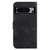 Google Pixel 8 Pro 7-shaped Embossed Leather Phone Case - Black
