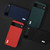 Google Pixel 8 Pro ABEEL Genuine Leather Luolai Series Phone Case - Dark Blue