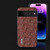 Google Pixel 8 Pro ABEEL Genuine Leather Ostrich Texture Phone Case - Coffee