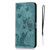 Google Pixel 8 Pro Butterfly Cat Embossing Flip Leather Phone Case - Wathet