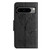 Google Pixel 8 Pro Butterfly Embossed Flip Leather Phone Case - Black Google Pixel 8 Pro Butterfly Embossed Flip Leather Phone Case - Black