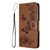 Google Pixel 8 Pro Butterfly Embossed Flip Leather Phone Case - Brown