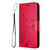 Google Pixel 8 Pro Butterfly Flower Pattern Flip Leather Phone Case - Red