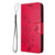 Google Pixel 8 Pro Butterfly Flower Pattern Flip Leather Phone Case - Red Google Pixel 8 Pro Butterfly Flower Pattern Flip Leather Phone Case - Red