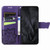 Google Pixel 8 Pro Butterfly Love Flower Embossed Leather Phone Case - Dark Purple