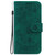 Google Pixel 8 Pro Butterfly Rose Embossed Leather Phone Case - Green