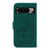 Google Pixel 8 Pro Butterfly Rose Embossed Leather Phone Case - Green