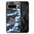 Google Pixel 8 Pro Camouflage Leather Back Cover Phone Case - Blue