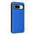 Google Pixel 8 Pro Carbon Fiber Texture Flip Leather Phone Case - Blue