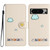 Google Pixel 8 Pro Cartoon Cats Leather Phone Case - Beige White